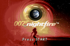 007: NightFire Title Screen
